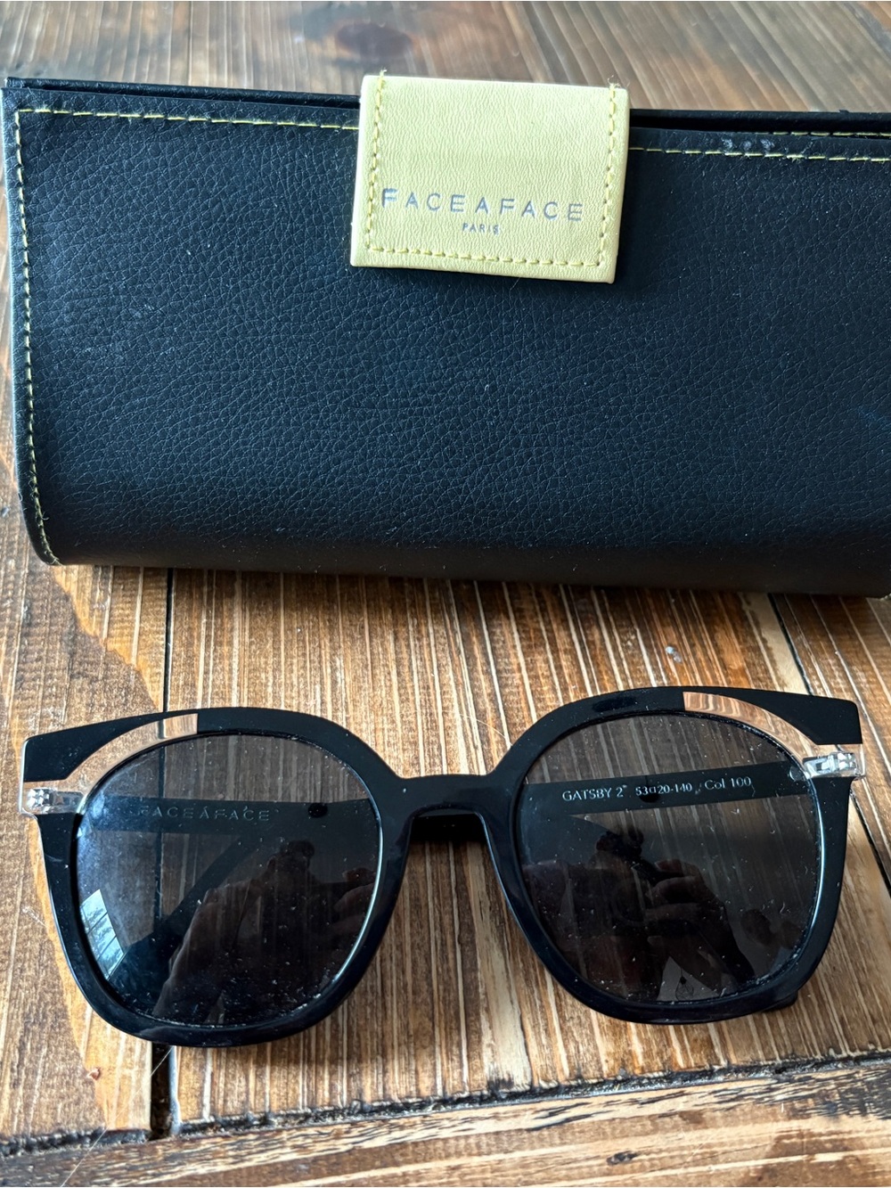 Black Women's Sunglasses with Case